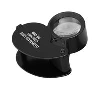 Elderly Reading Magnifier with LED Folding Magnifyings Glass for Books Newspapers and Small Print Observation Foldable Magnifier with Light