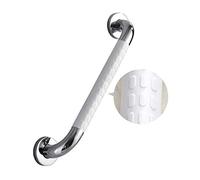 Elderly Safety Grab Bar for Bathroom, Wall-Mounted Non-Slip Handrail, Polished Stainless Steel Assist Handle, 15/19/23/27 Inch, White/Yellow, Secure Balance Support (White 38cm/15inch)