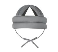 Elderly Safety Helmet - Anti Shock, Anti-Fall Cap, Soft Breathable Sponge Hat, Adjustable Elder Head Protection with Chin Strap, Brown, Grey (Grey)