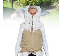 Elderly Smart Anti-Fall Clothing for The Elderly Protect All Parts Anti-Fall Airbag Vest 0.08 Seconds to Pop Open for The Elderly for Postoperative Recovery Protection,Khaki-L