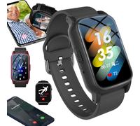 Elderly Smart Watch - Fall Reminder with GPS, SOS Button, HD Phone, 4G HD Video Call, Auto Response, Ideal for Seniors and Alzheimer's Care