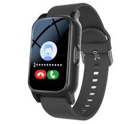 Elderly Smart Watch With Fall Detection, SOS Personal Alarm for Elderly, Fall Alert Detector for Seniors, GPS Tracker Watch, Fall Detection Smartwatch,Black