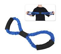Elderly Stroke Recovery Tension Resistance Band, Fitness Strength Training Pulling Rope with Elasticity,Upper Limbs, Enhance Body Power (Figure 8 blue 40 pounds)