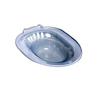 Elderly Toilet Seat Basin Women Sitz Bath Bathroom Seat Basin Universal for Future Mum Who Cannot Squat- Blue