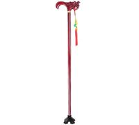 Elderly Walking Stick, Dragon/Phoenix Head Decorated Walking Cane for Men and Women, Hand-Carved Beech Wood Mobility(B,Use Height 151 160Cm)