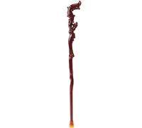 Elderly Walking Stick， Gorgeous Phoenix-Shaped Walking Cane for Women, Hand-Carved Wooden Mobility, Birthday(80Cm(Use Height 150 155Cm))