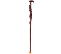 Elderly Walking Stick， Lucky Cloud Carving Walking Cane for Women, Hand Polished Wooden Stick, Birthday(80Cm(Use Height 150 155Cm))