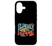 Elderly White Hippie Hippy Humor For Weird Old Guys Case for iPhone 17