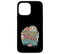 Elderly White Hippie Hippy Humor Weird Old Guy Fun Wear Case for iPhone 13 Pro Max