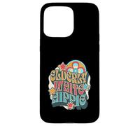 Elderly White Hippie Hippy Humor Weird Old Guy Fun Wear Case for iPhone 15 Pro Max