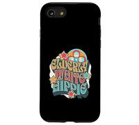 Elderly White Hippie Hippy Humor Weird Old Guy Fun Wear Case for iPhone SE (2020) / 7/8