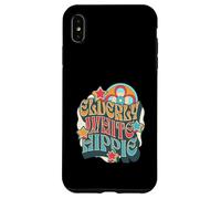 Elderly White Hippie Hippy Humor Weird Old Guy Fun Wear Case for iPhone XS Max