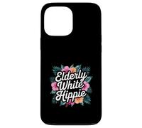 Elderly White Hippie Weird Old Guy Hippy Humor Apparel Case for iPhone 13 Pro Max