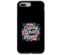 Elderly White Hippie Weird Old Guy Hippy Humor Apparel Case for iPhone 7 Plus/8 Plus