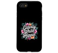 Elderly White Hippie Weird Old Guy Hippy Humor Apparel Case for iPhone SE (2020) / 7/8
