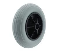 Elders 8" PU Inflatable Front Wheelchair Caster Wheel Solid Small Tyre Grey