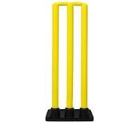 Elders Heavy Duty Coaching Cricket Stump [Set] • SIZE 30" • Includes: 3 x Stumps, 1 x Weighted Base, 2 x Bails • Indoor & outdoor use