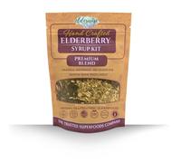 Elderwise Organic Elderberry Syrup Kit - Easy to Use, DIY Elderberry Syrup Making Kit with Elderberries ,Rosehips, Ginger, Echinacea, Cinnamon, and Cloves, Makes 32oz of Syrup, Brewing Bag Included