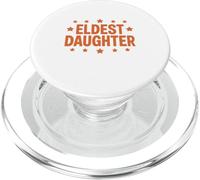 Eldest Daughter Bold Star Design Trendy Life of A Daughter PopSockets PopGrip for MagSafe