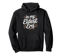 Eldest Daughter Era Groovy Firstborn Oldest Sibling Pullover Hoodie