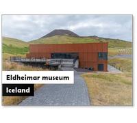 Eldheimar Museum Showcasing A House Which Was Buried by Volcanic Ash After The Last Eruption of Eldfell Volcano in 1973, Fridge Magnet