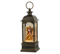 Eldnacele Angel Music Snow Globe Lantern with 6 Hour Timer, Battery Operated/USB Powered Singing Lighted Lamp for Christmas Decorations Home Decor