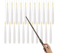 Eldnacele LED Floating Candles with Wand, Halloween Decorations, 22 Pack