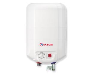 Eldom 10L Electric Water Heater 2kW - Above Sink Installation | Compact 230V Kitchen Pressurised Hot Water Boiler with Adjustable Thermostat | Energy-Efficient Insulation | WRAS Approved - (White)