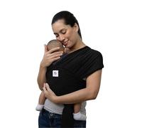 ELDOMA Black Baby Wrap Carrier - Lightweight, Breathable Baby Sling, Hands Free Baby Carrier Sling, Baby Carriers from Newborn to Toddler, (7-35 lbs / 3-15kg)