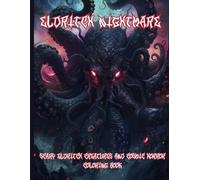 Eldritch Nightmare: Scary Eldritch Creatures and Cosmic Horror Coloring Book: Grayscale Fantaasy Coloring Books for Adults (Horror Adult Coloring Book Series)