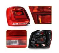 ELDVSUA Car Rear Light Assemblies For VW For Polo 6C Hatchback 2014 2015 2016 2017 Tail Lamp Assembly Rear Brake Warning Reversing Light 6C0945095 6C0945096 No Bulb(1PC Right Only)