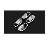 ELDVSUA Cover Sticker Interior Trim for Jeep for Compass 2017 2018 ABS Chrome Car Door Handle Bowl Cover Interior Decoration Trim 4pcs/Set