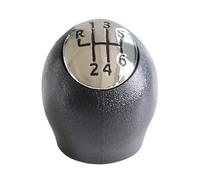 ELDVSUA Gear Knob 6 Speed Gear Shift Knob Lever Shifter Stick Handball for Scenic for Laguna for TRAFIC for Espace for Master for Megane(Chrome-Plastic)
