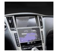 ELDVSUA GPS Navigation Protective For Infiniti Q50 Q60 Car GPS Navigation Film LCD Screen Tempered Glass Protective Anti-scratch Accessories 2016 2017 2018 2019-2020
