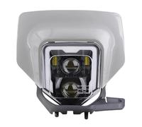 ELDVSUA Motorcycle Headlights LED Headlight Headlamp For TE 150 For FE 250 300 350 450 501 For TX 125 2017-2023 Enduro Motorcycle Head Light Lamp W/DRL(Headlight Mask White)