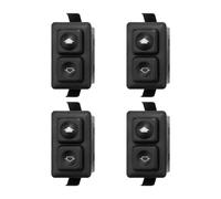 ELDVSUA Window Regulator Motor Assembly 4Piece for BMW E30 E24 E28 from 09/1986 Power Window Sunroof Switch Illuminated 61311381205/61 31 1 381 205