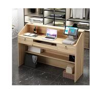 Ele 47.2" Recept Desk with Cable Grommets for Home Office Retail Payment Areas Lobbies and Salons and Functal Design