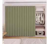 Ele Bei Room Divider ain with Rod Waterproof Kitchen Under-Sink ain 60x140cm Ideal for Interior Doors Light-Blocking &