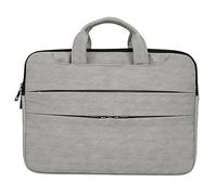 ele ELEOPTION 15-15.6 Inch Waterproof PU Leather Sleeve Portable Laptop Case Cover & Pockets, for Laptop Notebook Ultrabook Macbook ASUS Acer Dell HP Lenovo Toshiba 15.4" Briefcase Handbag, Gray