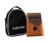 Ele Eleoption 17 Keys Thumb Piano Kalimba Thumb Piano Tuning Hammer and Solid Wooden Boards Mbira Instrument Music Book Instrument Toy for Music Lovers & Beginners Akazienholz