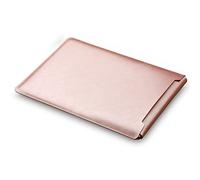 ele ELEOPTION Microfiber Leather Laptop Sleeve Slim Case Cover Luxury PU Leather Case Elegant Protective Case Integrated Mouse pad for 13.3 "Macbook Air/Macbook Pro & Pro Retina, Rose gold