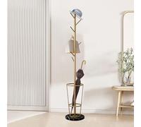 Ele Entryway Umbrella Stand with Hoo Space Saving Design Solid Marble Base for Stabili d & Black Color Home Slish Sto Solut
