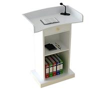 Ele Red Podium for Floor Use - Versatile Laptop Stand for Weddings & School Events, Functal Design for Indoor/Outdoor Use, Perfect for Churches and Gatherings.