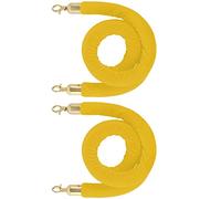 Ele Yellow Velvet Rope Stand, 60cm Queue BER for Visitor Control in Hotels & Events, Easy Installat, Crowd Ment Solut