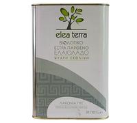 Elea Terra Premium Greek Organic Extra Virgin Olive Oil - Cold Extracted, First Cold Press, Protected Origin from Laconia, Greece - 3L Tin for Gourmet Cooking & Healthy Mediterranean Diet