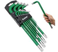 ELEAD Jumbo Torx Key Wrench Set | 13-Piece Durable S2 Star Keys | L-Shaped Long Arm Design | Sizes T10 to T80 | Automotive | Mechanic | Furniture | Professional Grade Tools