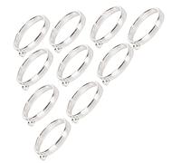 Eleage 10PCS Hollow Frame Pendants for DIY Jewelry Making Perfect for Crafting and Custom Jewelry Projects Alloy Material (Type 1)