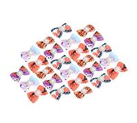 Eleage 25PCS Christmas Halloween Pet Accessory Colorful Headwear for Dogs Cats Durable Polyester Decoration