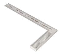 Eleage 30cm Aluminium Alloy Carpenter’s Try Square, L-Shape Right Angle Gauge, Precision Measuring Layout Tool for Woodworking DIY Construction (Thickened Style)