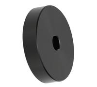 Eleage 45 RPM Record Adapter, Solid Aluminum Alloy Design (Black) | Durable build, vibration damping properties, universal compatibility, enhances sound clarity
